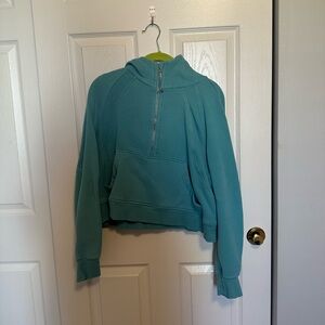 Lululemon Cropped Scuba Half Zip